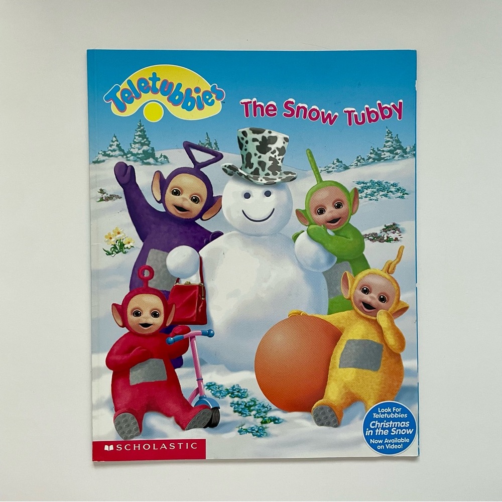 Vintage Teletubbies The Snow Tubby Book